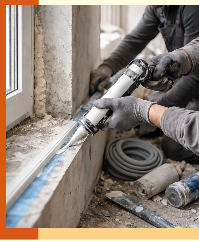 Герметизация стыков и примыканий зданий в Ханты-Мансийске